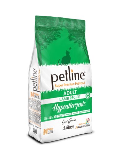 Petline Super Premium Adult Cat Food Hypoallergenic Lamb Selection