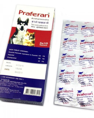 Praferan Deworming Tablets For Dogs & Cats