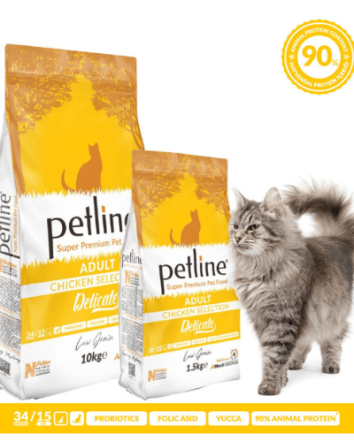 Petline Super Premium Adult Cat Food Chicken Selection